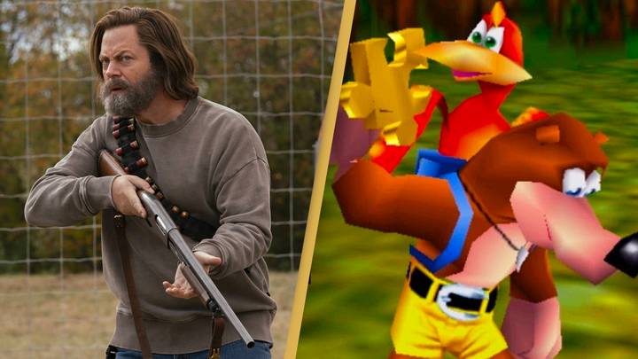 Nick Offerman hasn't played The Last of Us game because of his obsession with Banjo-Kazooie