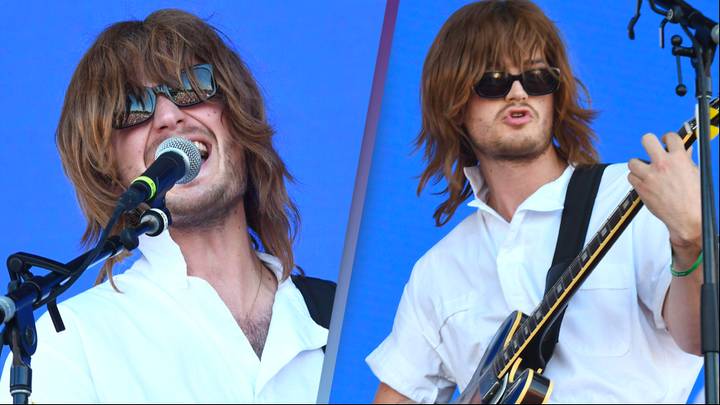 Stranger Things’ Joe Keery wears a disguise to perform his music