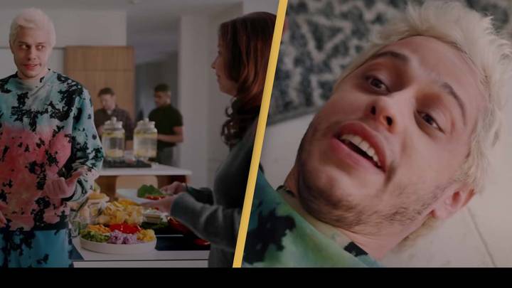 Pete Davidson Tackled In Front Of His Mum In Super Bowl Ad