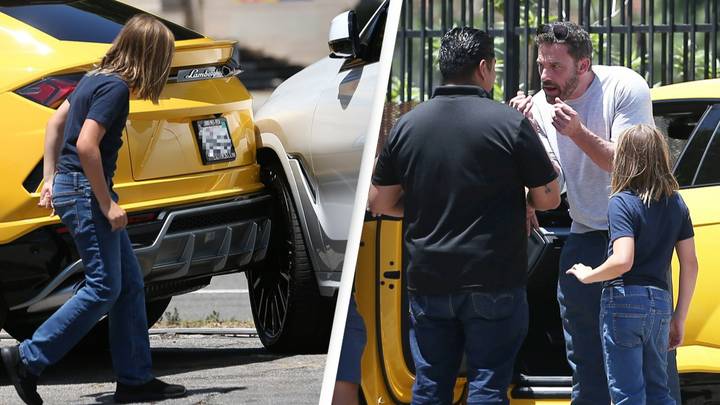 Ben Affleck's 10-Year-Old Son Crashes Lamborghini Into Another Car