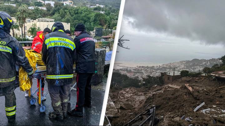 Landslide kills eight and traps 100 on Italian island
