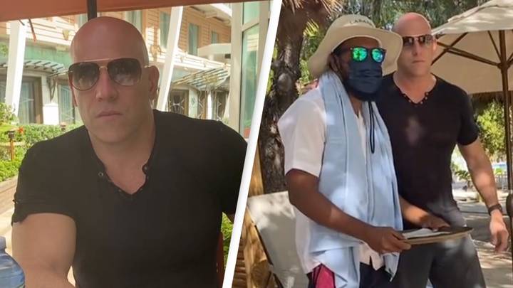 Woman's Boyfriend Who Looks Like Vin Diesel Keeps Getting Stopped By People