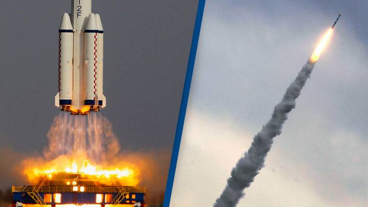 Out of control Chinese rocket is due to crash on Earth from space, causing airports to close
