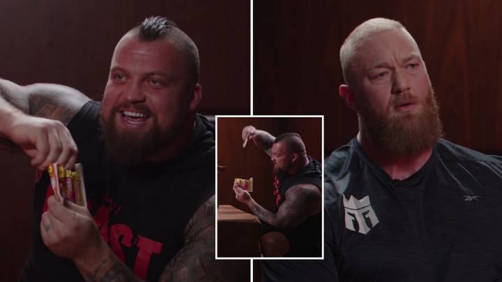 Eddie Hall Mocks Thor Bjornsson With 'Double Dip' Sweets Gift Ahead Of Fight
