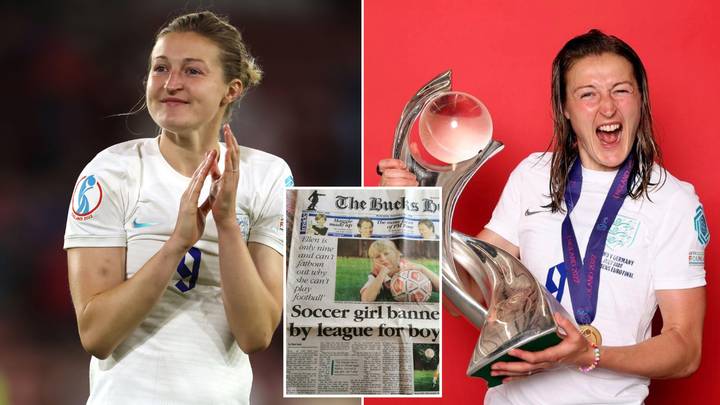 England's Euro 2022 Winner Ellen White Was Banned From Football Aged 9 As Front-Page Article Resurfaces