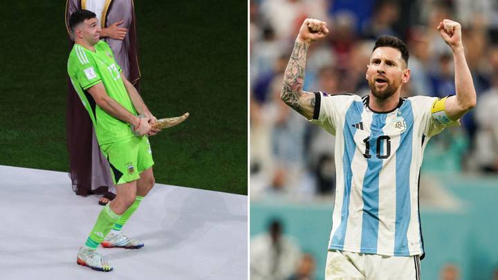 Emiliano Martinez reveals what Lionel Messi said about his World Cup Golden Glove celebration
