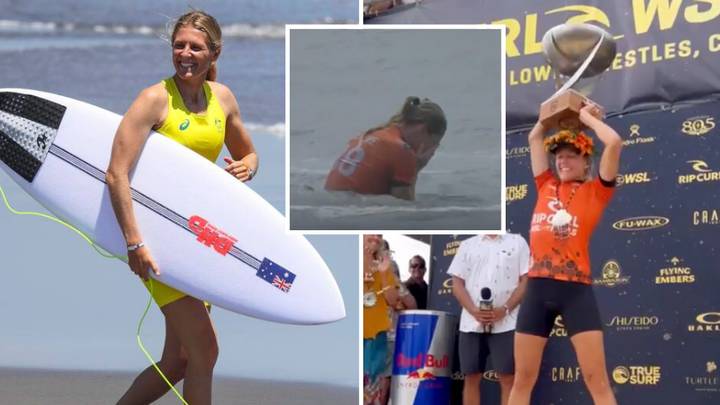 Aussie legend Stephanie Gilmore breaks mammoth surfing record and wins eighth world championship