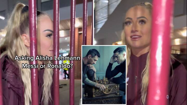 Alisha Lehmann asked Cristiano Ronaldo or Lionel Messi by fan, she didn’t hesitate with her response