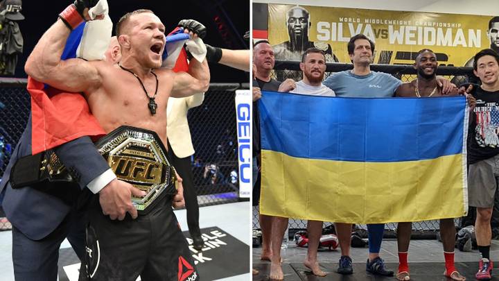 Russian UFC Star Petr Yan Slams Bantamweight Champion Aljamain Sterling For Posing With Ukraine Flag Ahead Of Fight