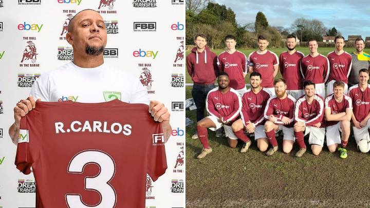 Roberto Carlos Comes Out Of Retirement To Play For Shrewsbury Sunday League Team
