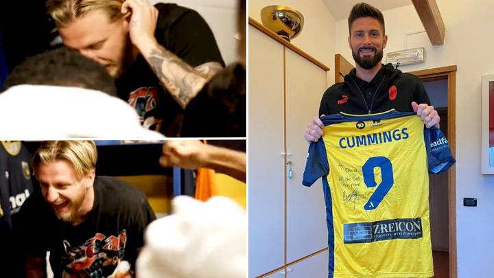 A-League star shows his teammates the text message he received from Olivier Giroud, it's pure gold
