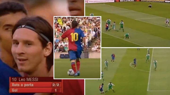 Rare Footage Of Lionel Messi's First Game Wearing The No.10 Shirt For Barcelona