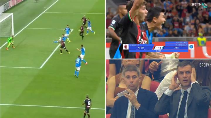 Kim Min-jae produced a 96th minute block vs Milan so incredible, Paolo Maldini was speechless in the stands