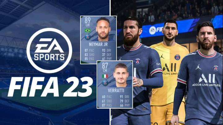 PSG's FIFA 23 ratings have been leaked and two players are joint-highest