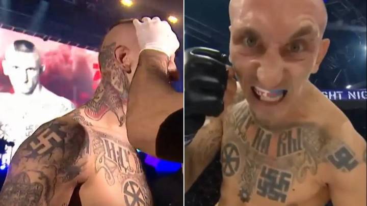 An MMA Fighter With Nazi Tattoos Was Allowed To Compete At An Event In Russia, And Then Got Destroyed