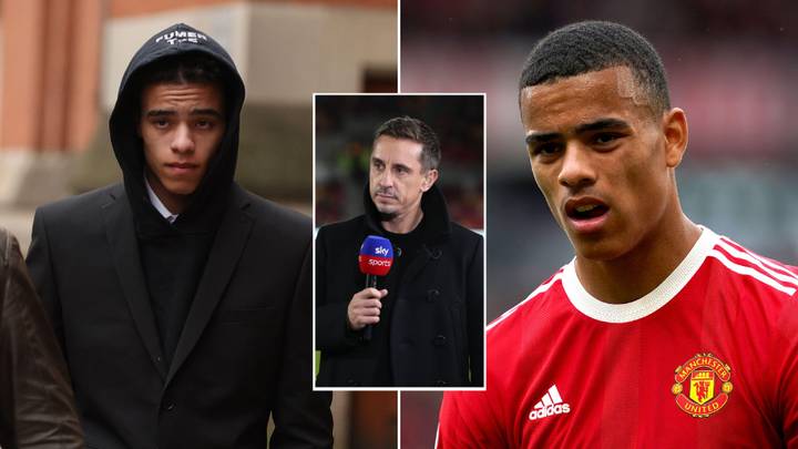 Gary Neville sparks outrage online after liking tweet about Mason Greenwood's dropped rape charges