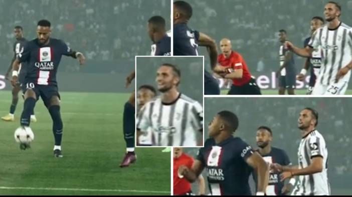 Fan caught moment Adrien Rabiot gave the perfect reaction to Neymar and Kylian Mbappe link-up for PSG goal vs Juventus