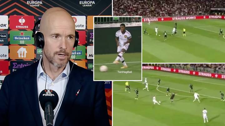 Man Utd fans think 'Erik ten Hag ball' has officially arrived and the footage is remarkable