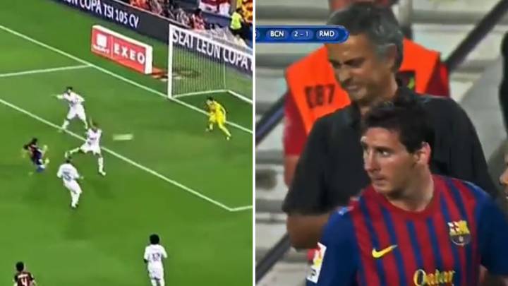 When Lionel Messi Had The Perfect Response To Jose Mourinho's Touchline Antics