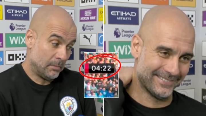 Pep Guardiola Labelled 'Cheat Code Manager' After 'Five Minutes' Comment In Pre-Match Interview