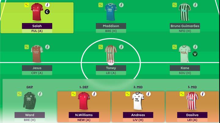 How To Change Formation In Fantasy Premier League