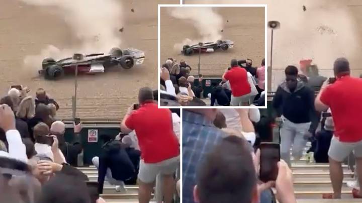 Spectators Run For Their Lives In New Footage Of Horrific Zhou Guanyu Crash