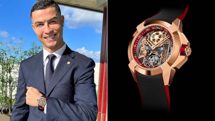 Cristiano Ronaldo's new watch collection includes goal against Man Utd