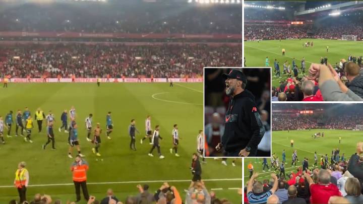 Liverpool fans booed off Newcastle United players for 'awful tactics'