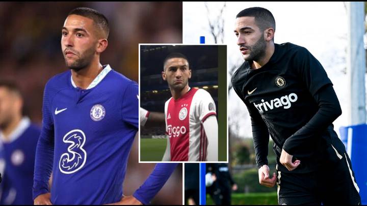 Hakim Ziyech posted a goal he scored for Ajax against current club Chelsea