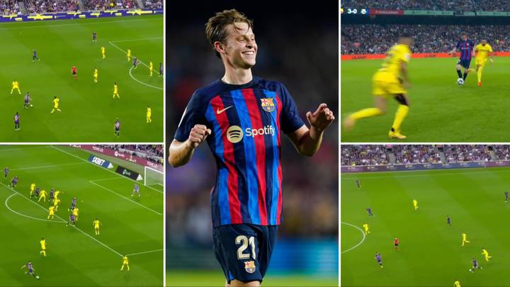 Frenkie de Jong received standing ovation after stunning display against Villarreal, what a player