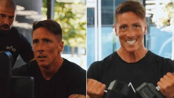 Fernando Torres is jacked now and incredibly intense gym footage shows why