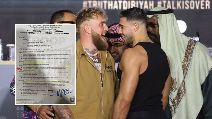 ‘Leaked script' suggests Jake Paul and Tommy Fury fight is 'rigged'