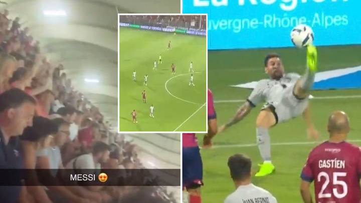 Lionel Messi's name chanted by opposition fans after magical bicycle kick goal for PSG
