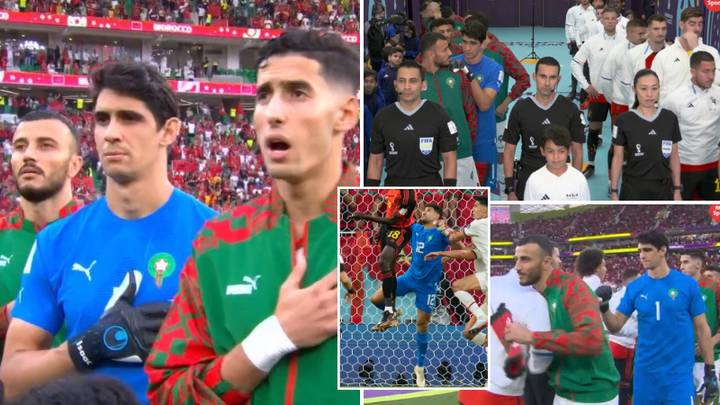 Morocco replaced their goalkeeper after the national anthems, and not even the commentators noticed
