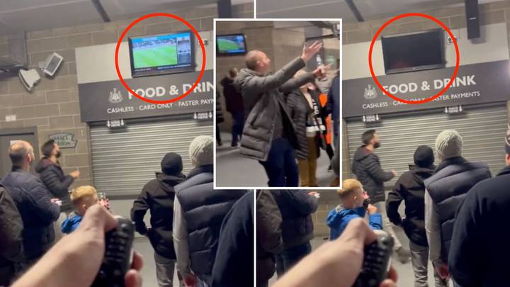 Fan Takes Remote To St James' Park And Turns Off Every Single TV, Already S**thouse Moment Of The Year