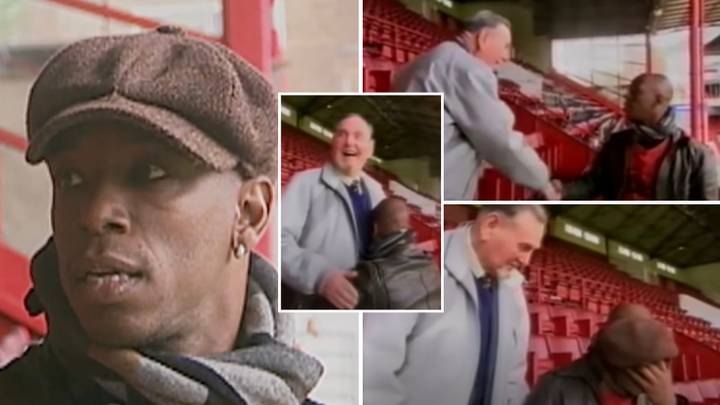 Ian Wright being reunited with his old school teacher will never, ever get old