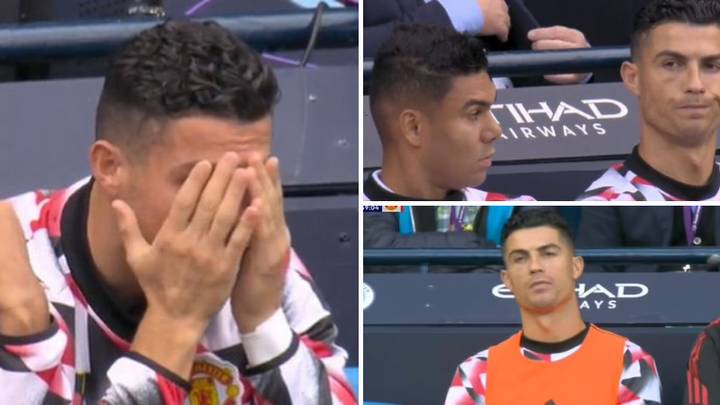 Cristiano Ronaldo's 'concerning' body language on Manchester United bench has been analysed by expert