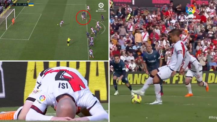 Rayo Vallecano try and recreate the famous Lionel Messi and Luis Suarez 'penalty assist' but fail miserably