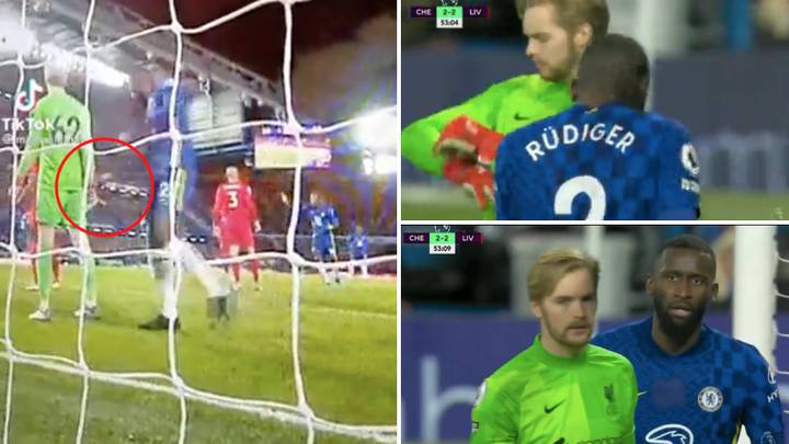 Antonio Rudiger Proved He's The King Of 'S**thousery' By Undoing Caoimhin Kelleher's Gloves On A Corner