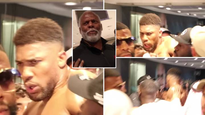 Anthony Joshua exploded backstage after being told to ‘keep it professional’