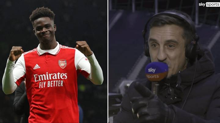 Gary Neville has boldly predicted Arsenal to finish outside the top two of the Premier League