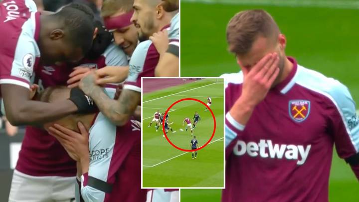 Andriy Yarmolenko Breaks Down In Tears After His Goal Is Announced "For West Ham and Ukraine"