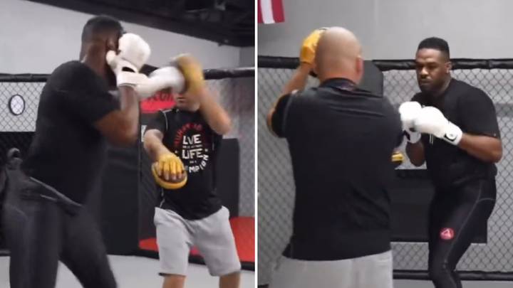Video emerges of Jon Jones showing off his heavyweight power, but fans are very concerned over his UFC return