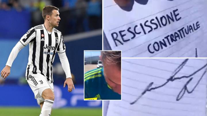 Aaron Ramsey Signs Contract Termination After Being Tricked By Juventus Fans