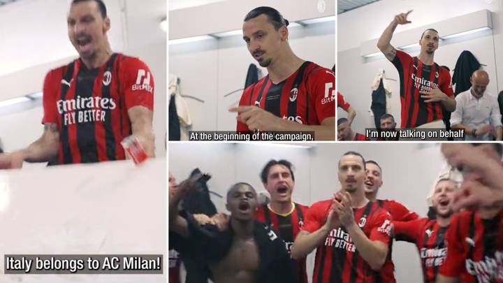 Zlatan Ibrahimovic Delivered The Most Passionate And Epic Speech You’ll Ever See After AC Milan Title Win