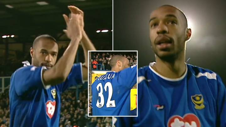 The Brilliant Story Behind Thierry Henry Wearing A Portsmouth Shirt And Applauding Their Fans After A Match