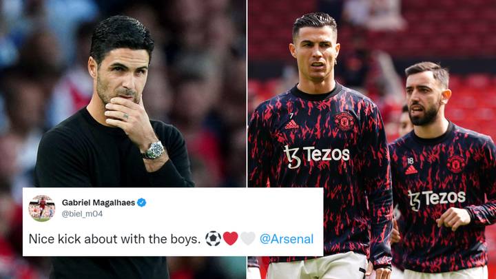 'I'd be embarrassed if Ronaldo or Fernandes tweeted what Gabriel posted after Brentford win'