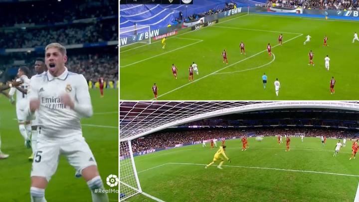 Federico Valverde continues ridiculous goal scoring form with stunning strike