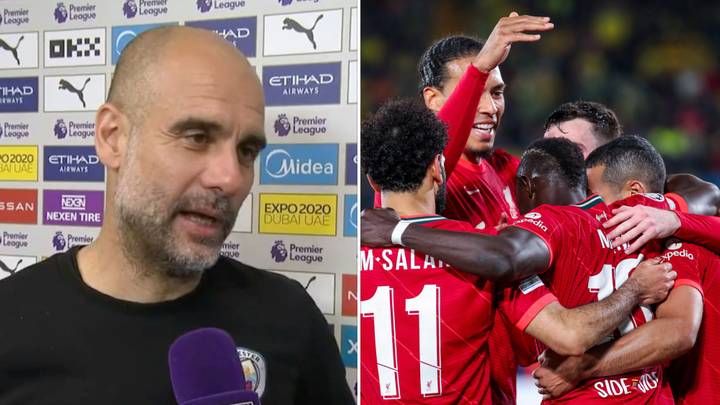 Manchester City Manager Pep Guardiola Claims All Of England Supports Liverpool