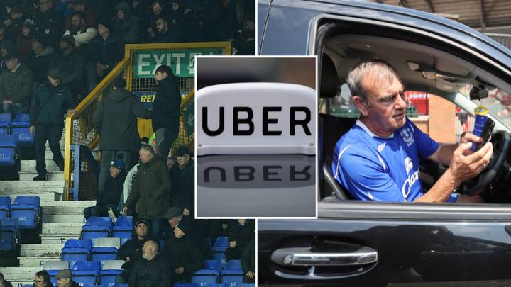 Everton fan left 4-1 Brighton thrashing early, so did his Uber driver